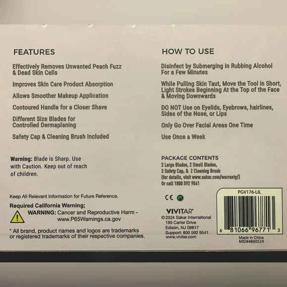 Dermaplaning Exfoliation Tools Set — Vivid Simply Beautiful - Picture 11 of 16